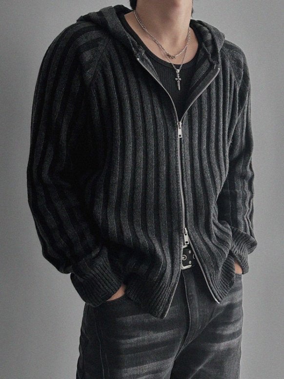 Next Wool Hooded Zip-Up Knit