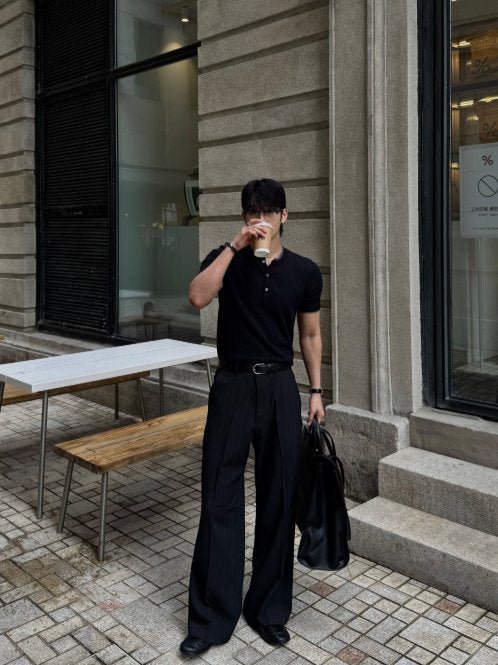 Drew Flare Stripe Slacks
