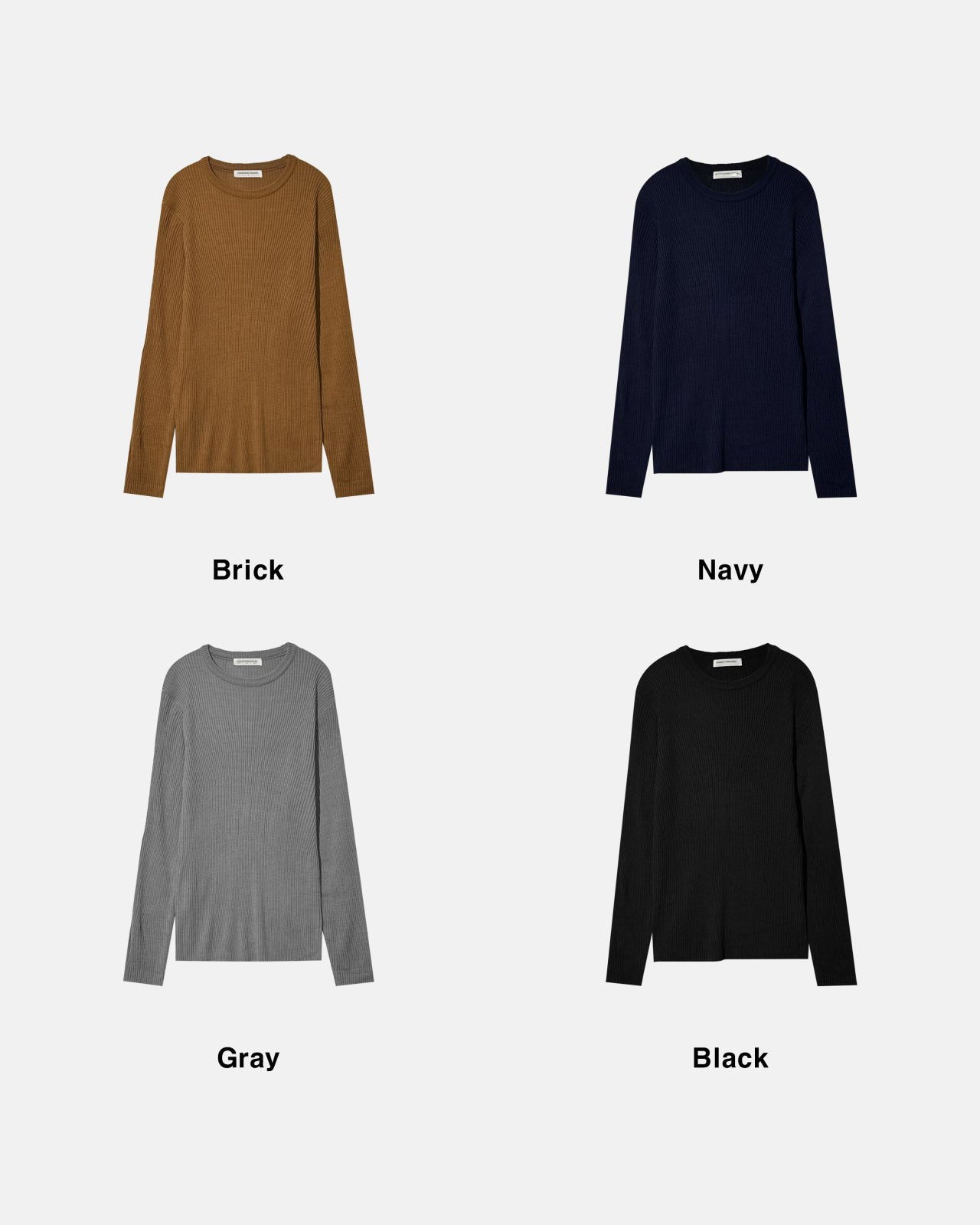 Wool knit T-shirts