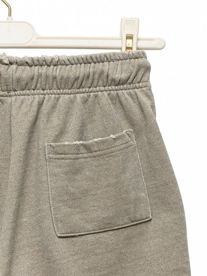 PAPERMOON Pigment Cotton Cutted Detail Sweat Shorts