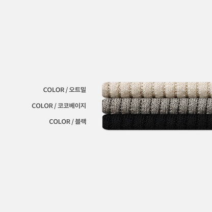 Vogue Diagonal Zip Linen Knit