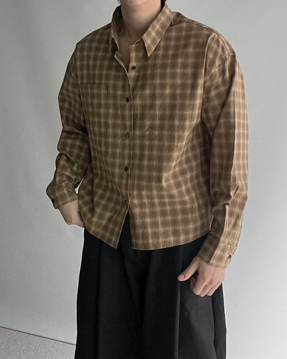 Spring Check Cropped Shirt