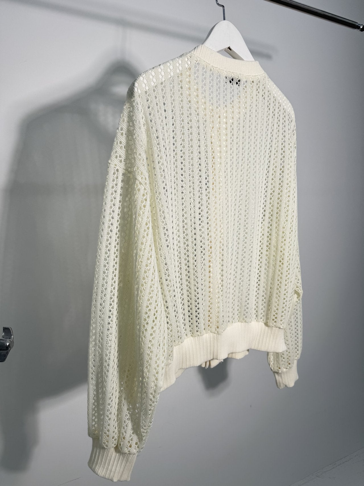 Pigment-Washed Nylon Shirt Jacket