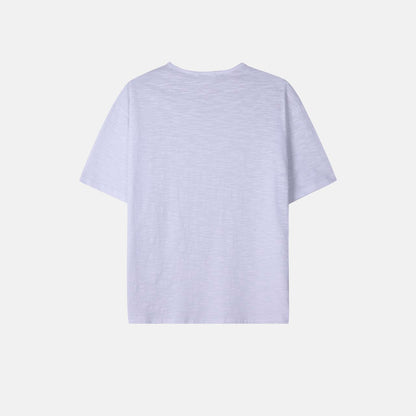Slub U-Neck T-Shirt