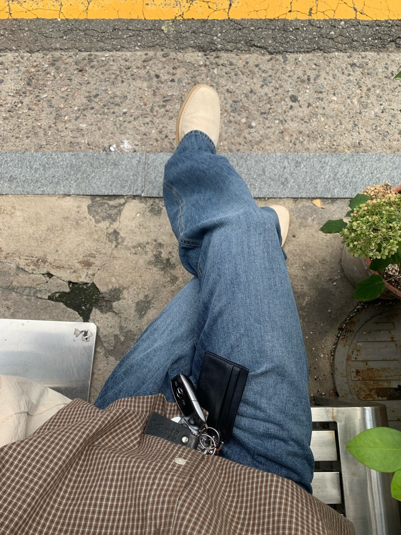 NEX Straight Denim Pants