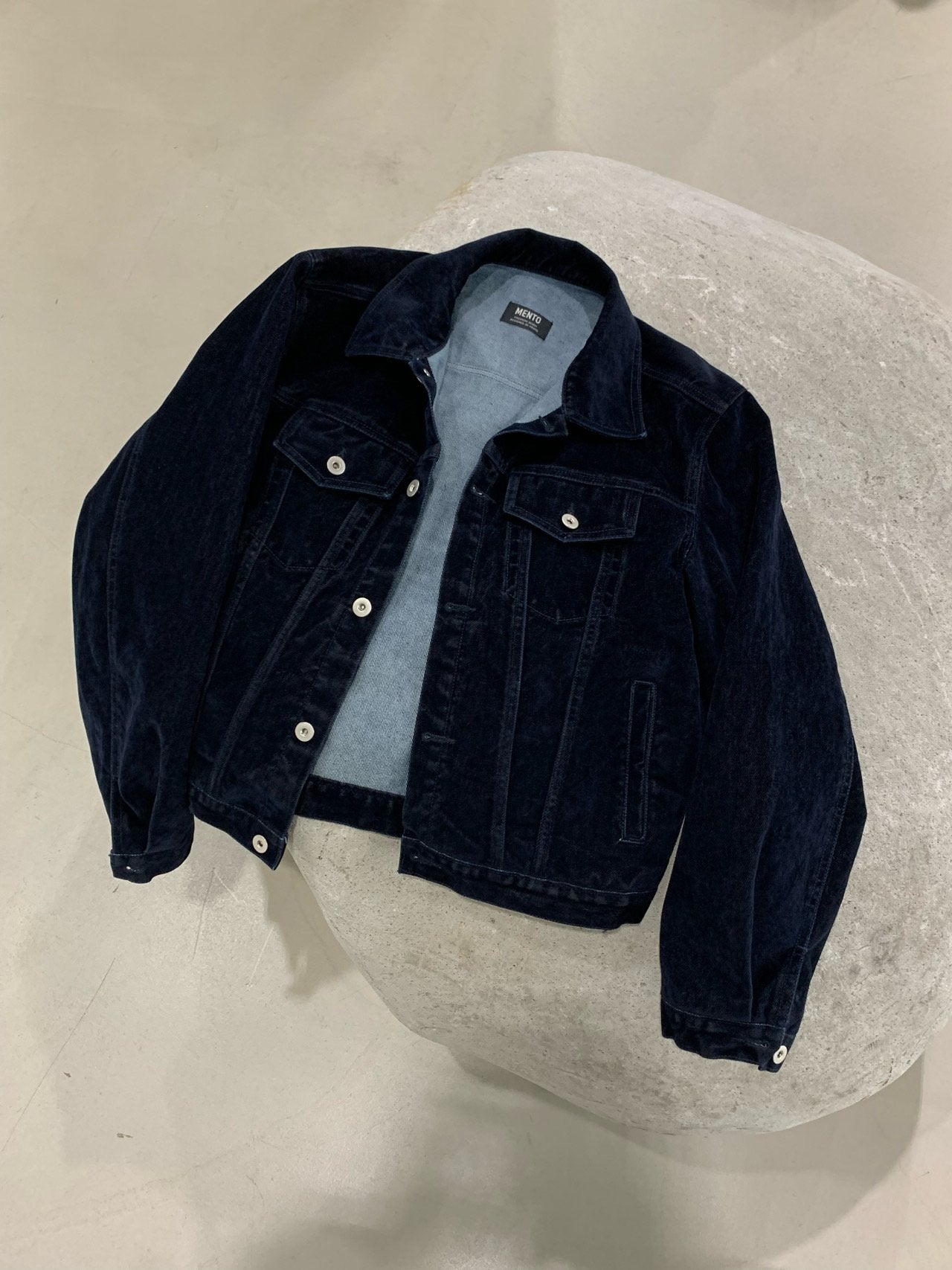 Velvet-Coated Trucker Jacket (Type-3)