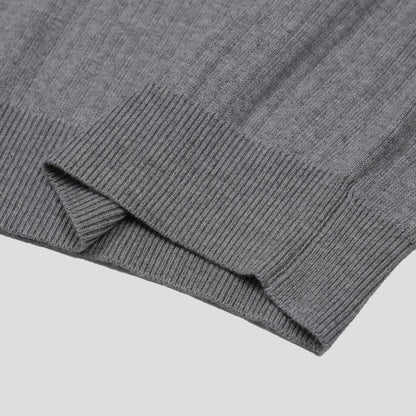 Vertical Henley Knit
