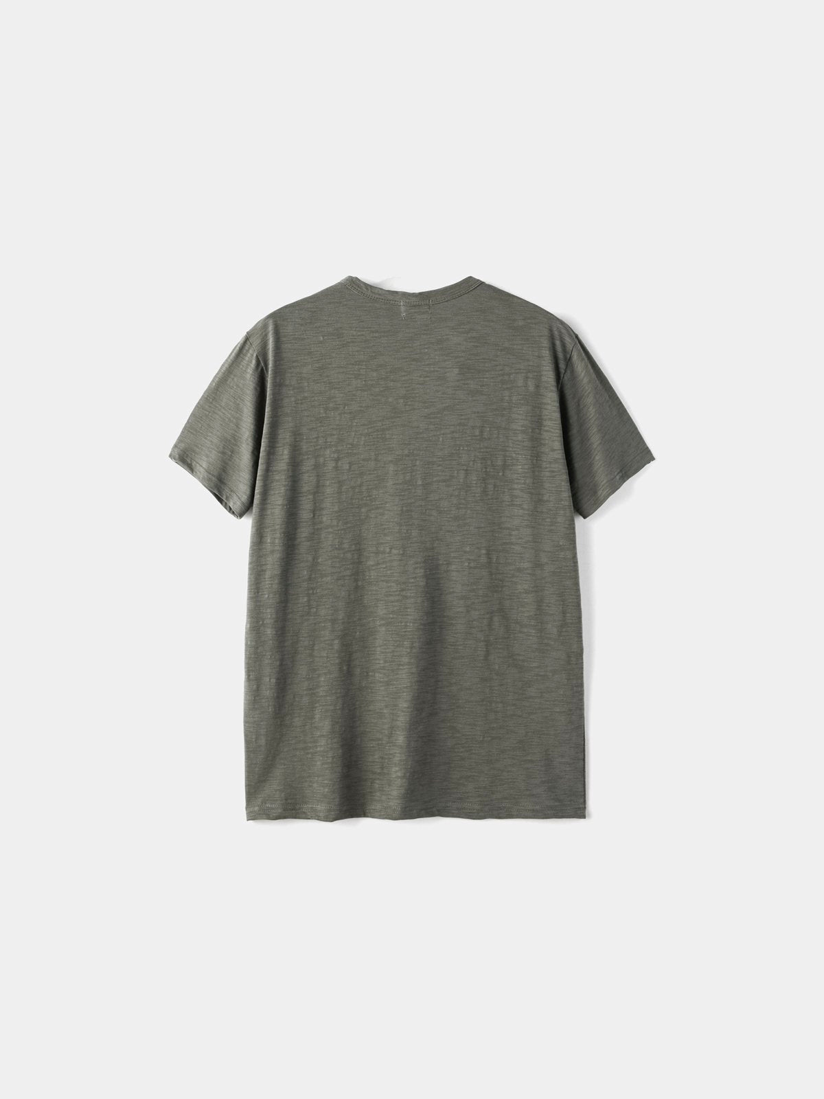 Rough Slub Skip Neck Tee