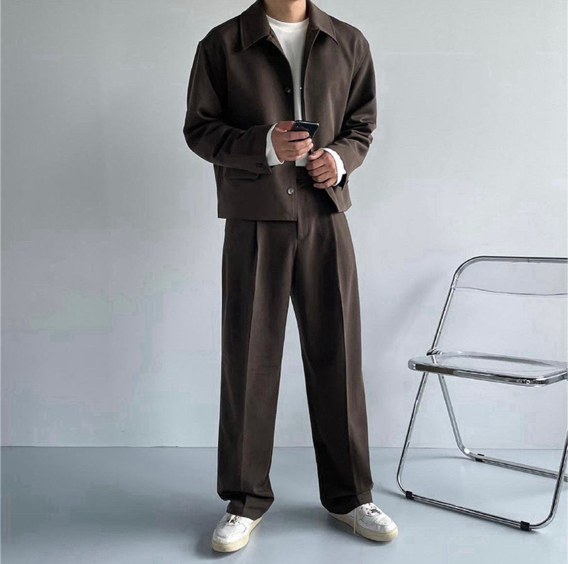 Rich Cropped Jacket Set-Up