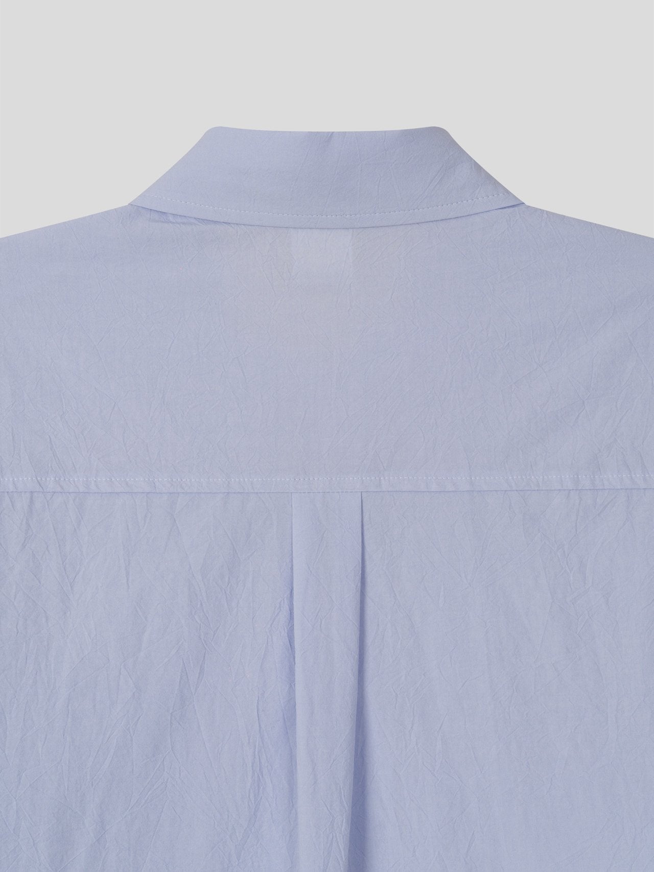 Pigment-Washed Nylon Shirt Jacket