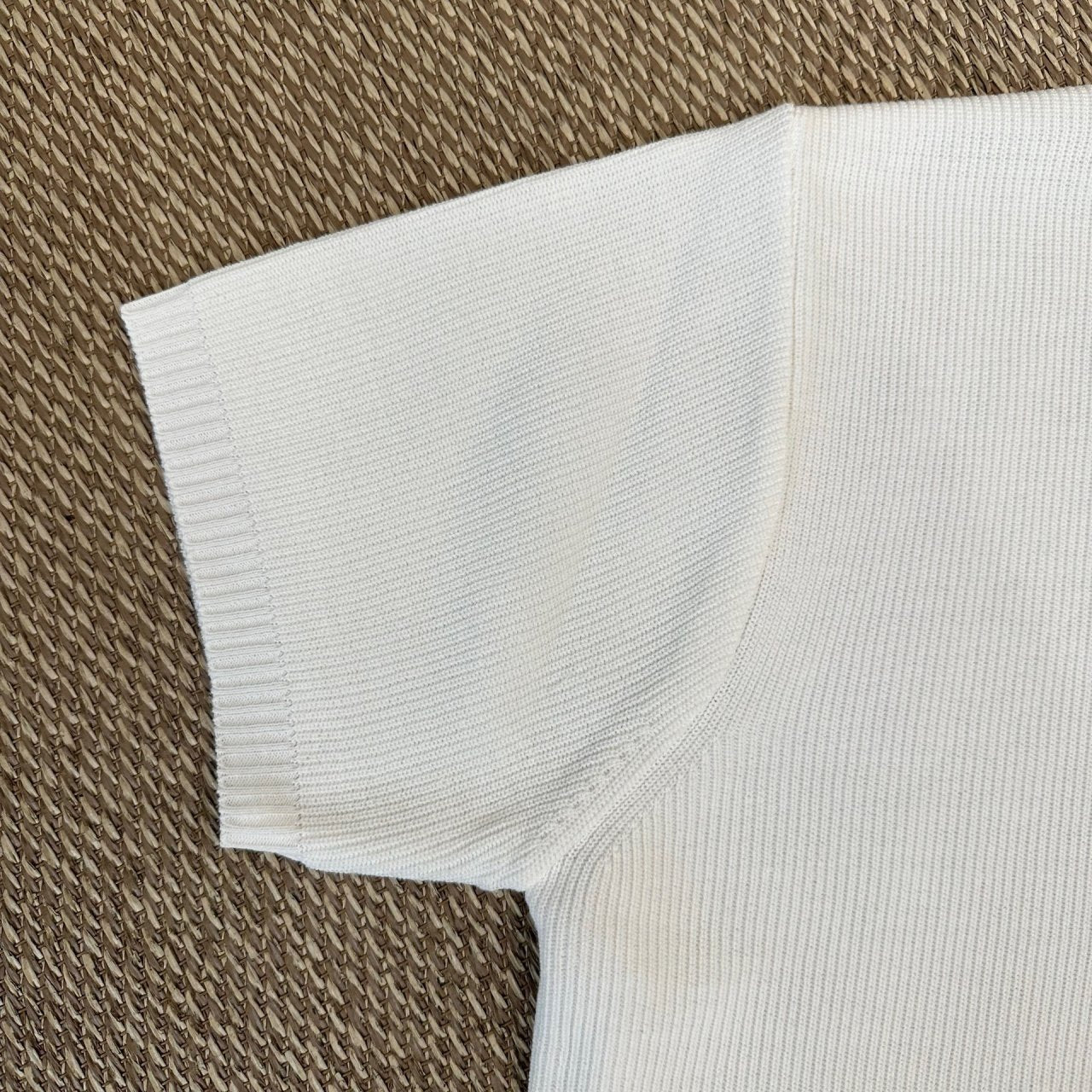 Hacci Half Sleeve Round Knit