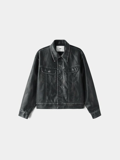 Rex Leather Trucker