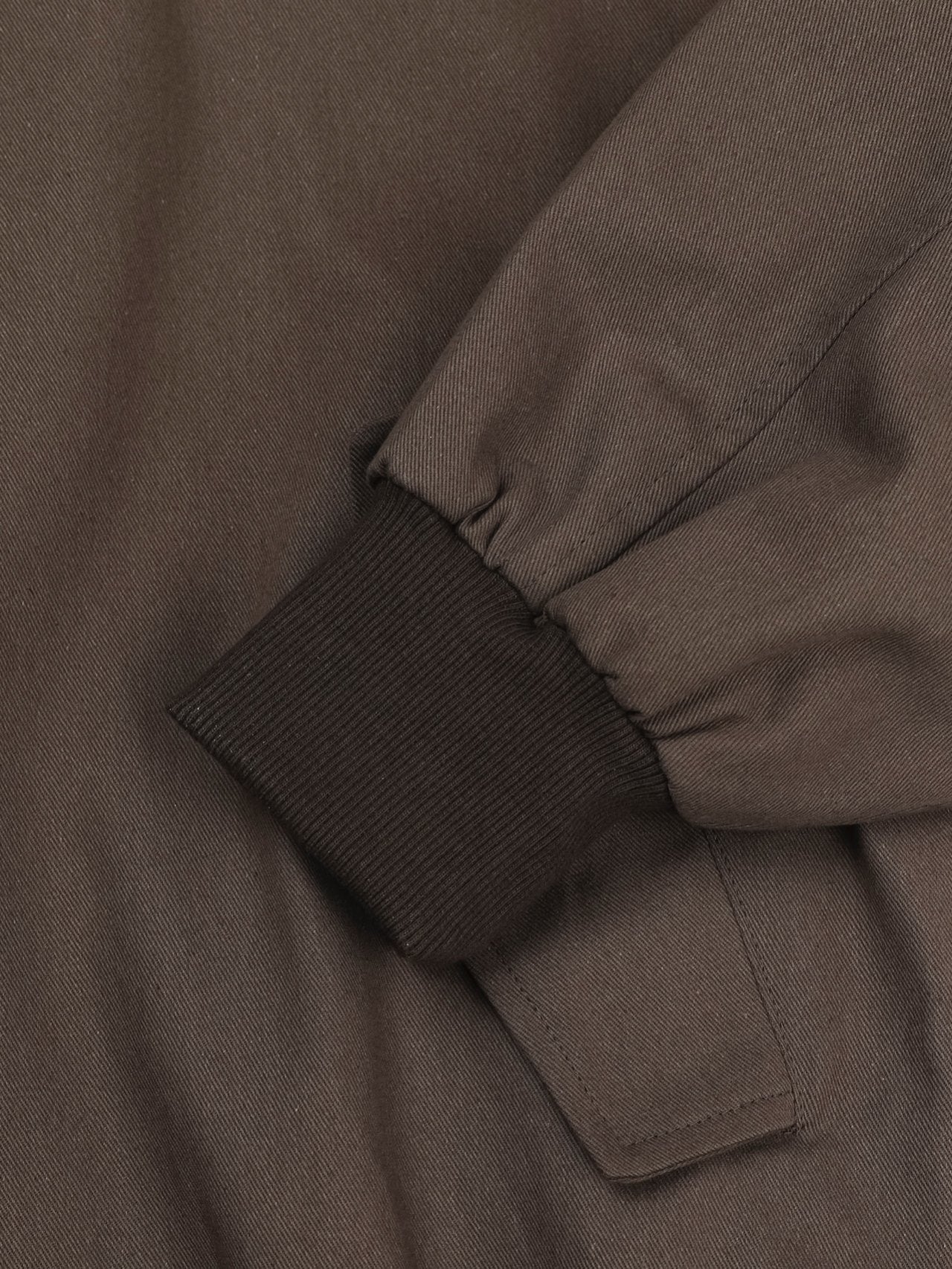 Contrast Collar Harrington Blouson