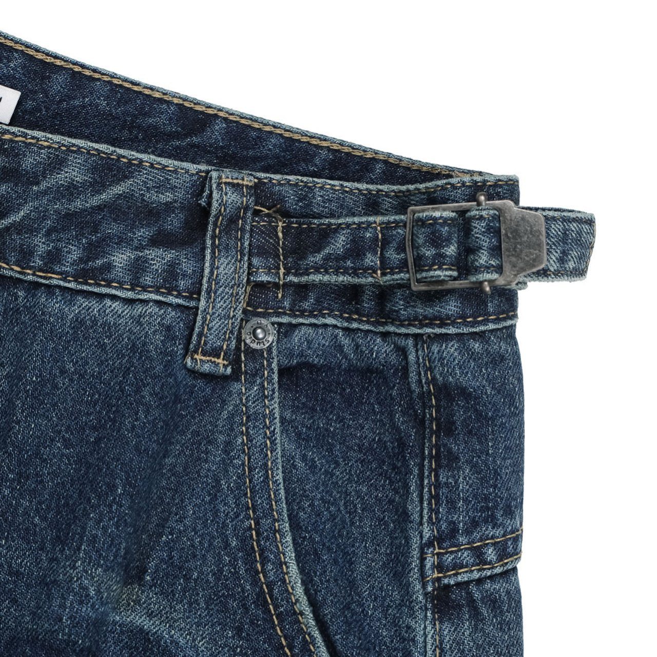 Wide Barrel Denim Pants