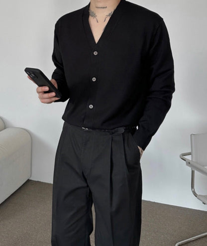 Soft Touch Deep V Cardigan