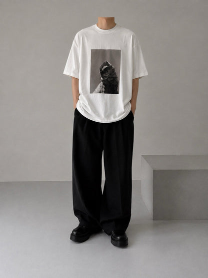Masked Cat Graphic Tee