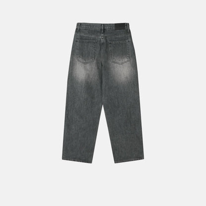 Deep Gray Brushed Denim