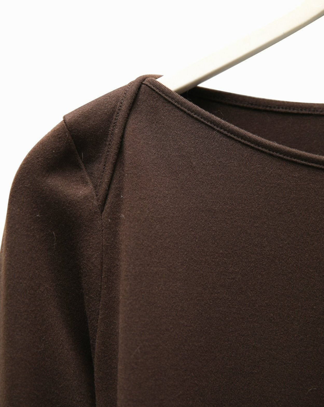 【PAPERMOON ペーパームーン】SS / Boatneck Detail Long Sleeved T - Shirt
