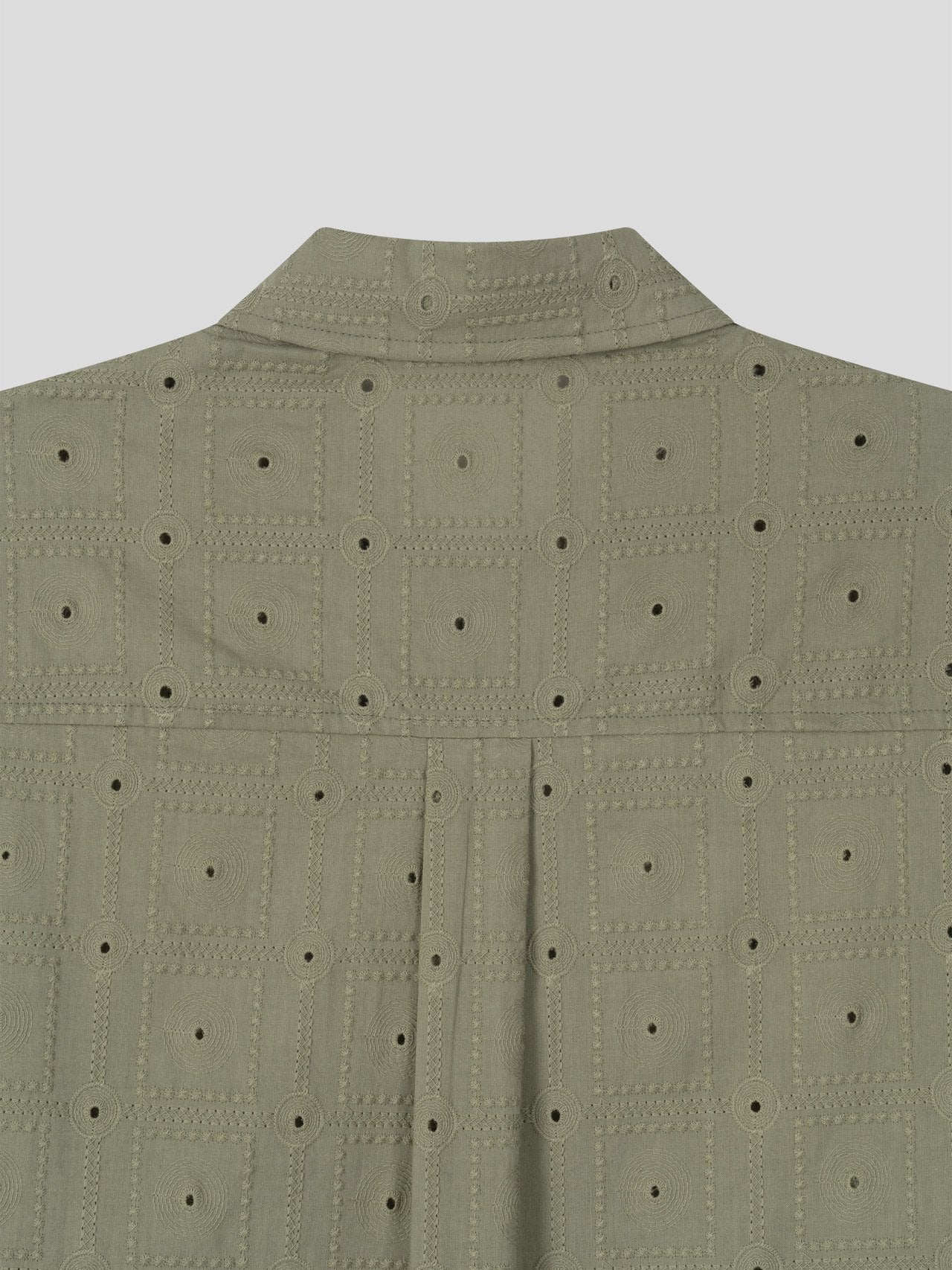 Orbit Eyelet Crop Shirt