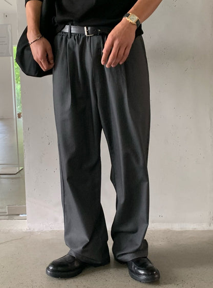 Bell Stripe Banding Pants