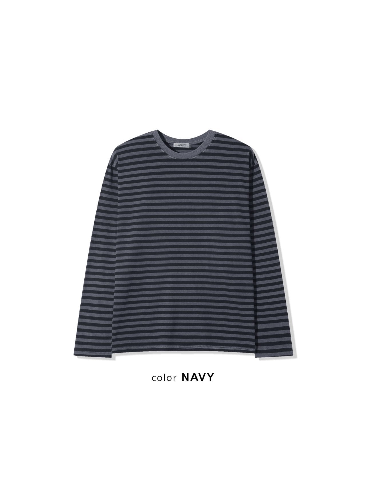 Pigment Stripe Crewneck L/S Tee
