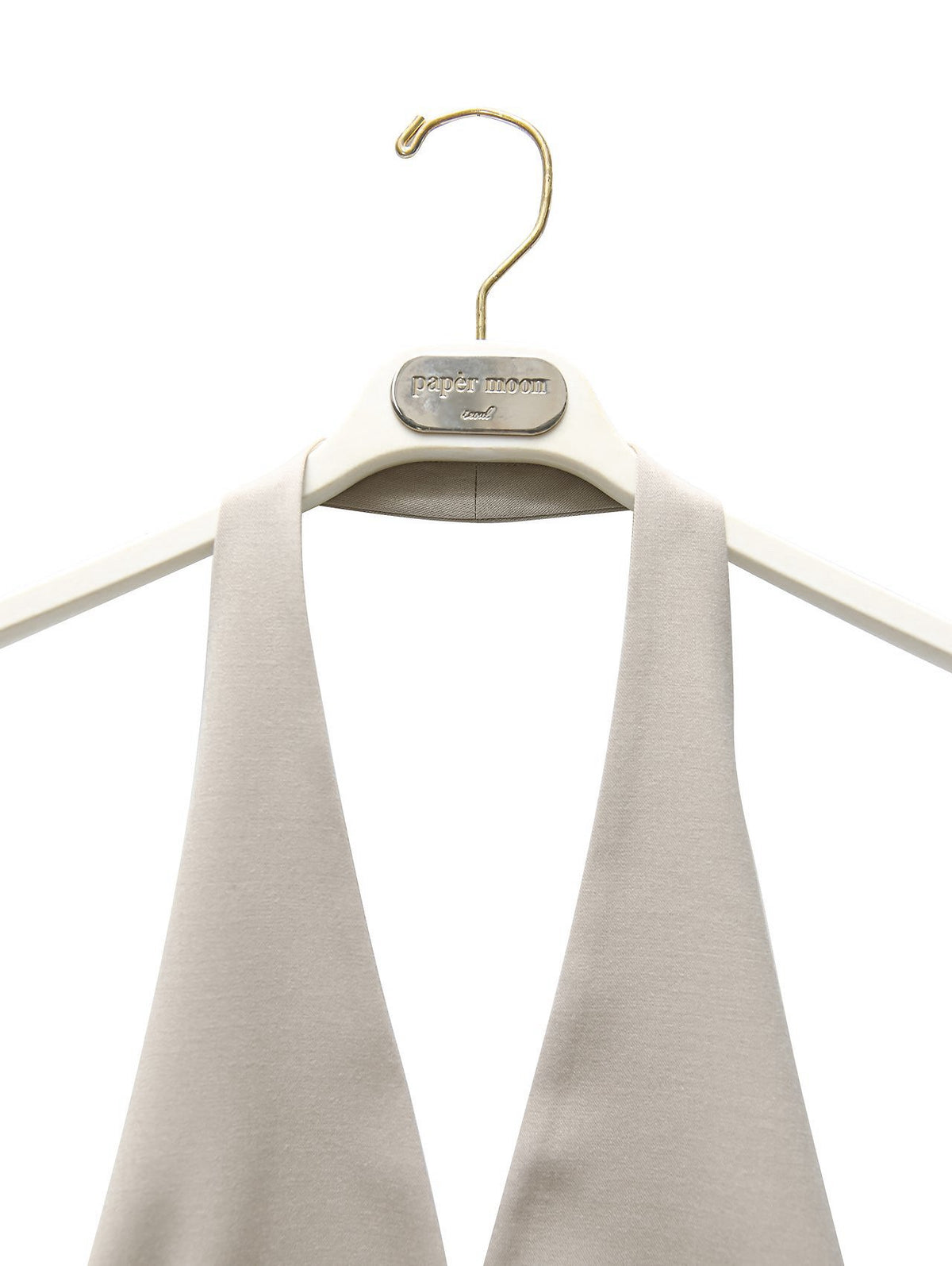 PAPERMOON Back Open Tailored Halter Neck Vest