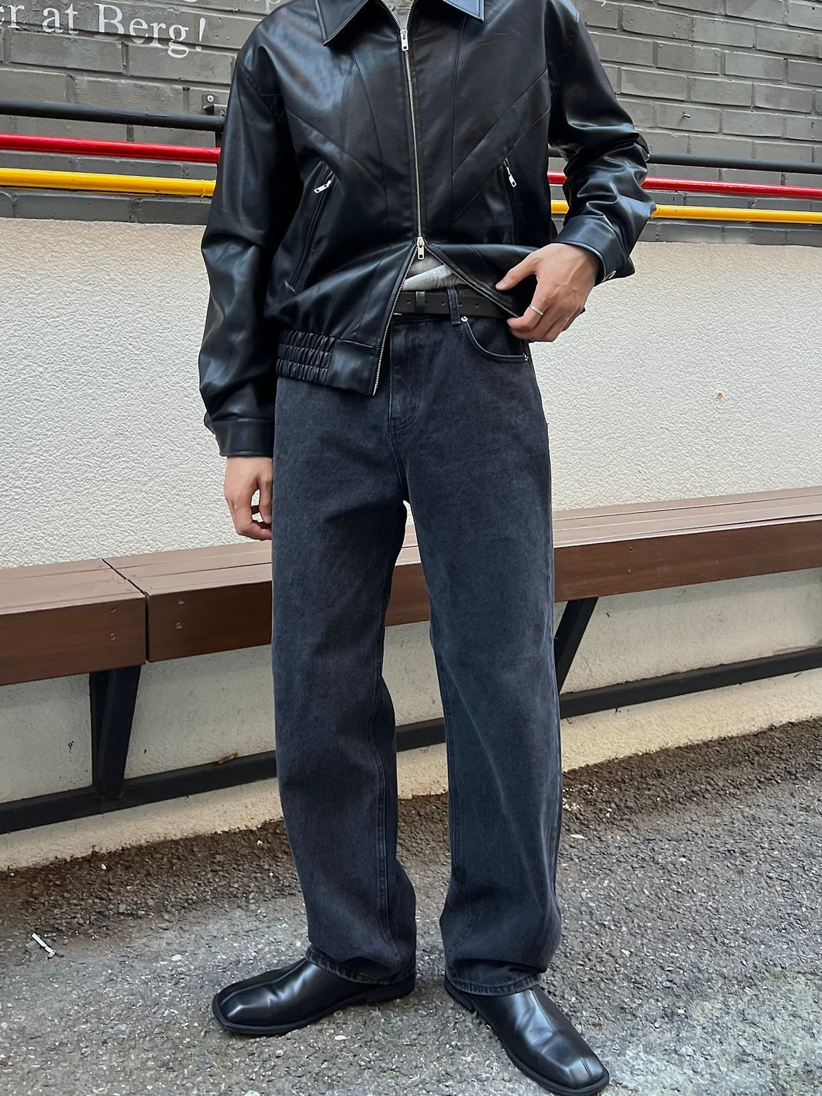 Bison Wide Denim Pants