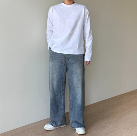 Essential Crew Neck Long Sleeve Tee