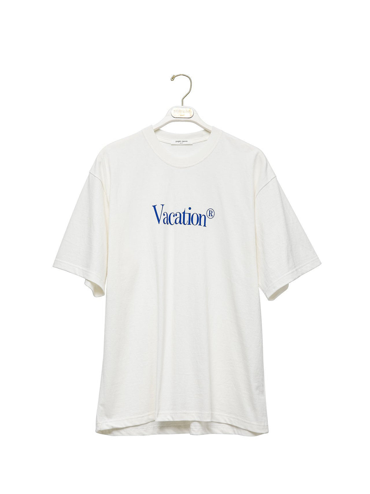 PAPERMOON ペーパームーン バケーションプリントピグメントTシャツ