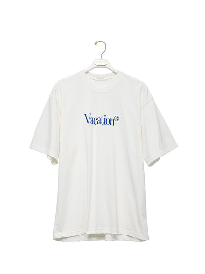 PAPERMOON ペーパームーン バケーションプリントピグメントTシャツ