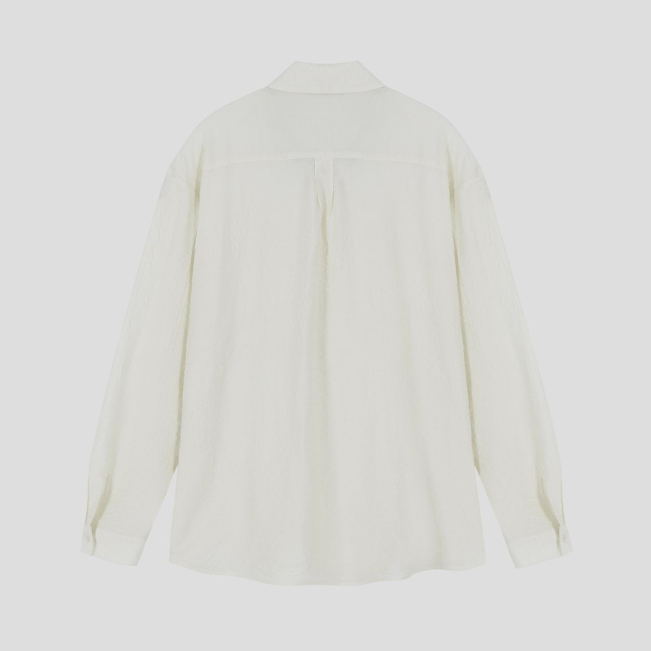 Crinkle Cozy Semi-Wide Shirt