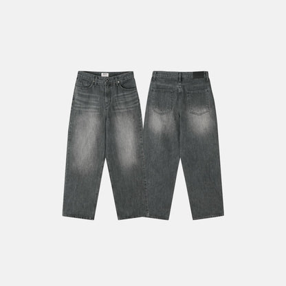 Deep Gray Brushed Denim