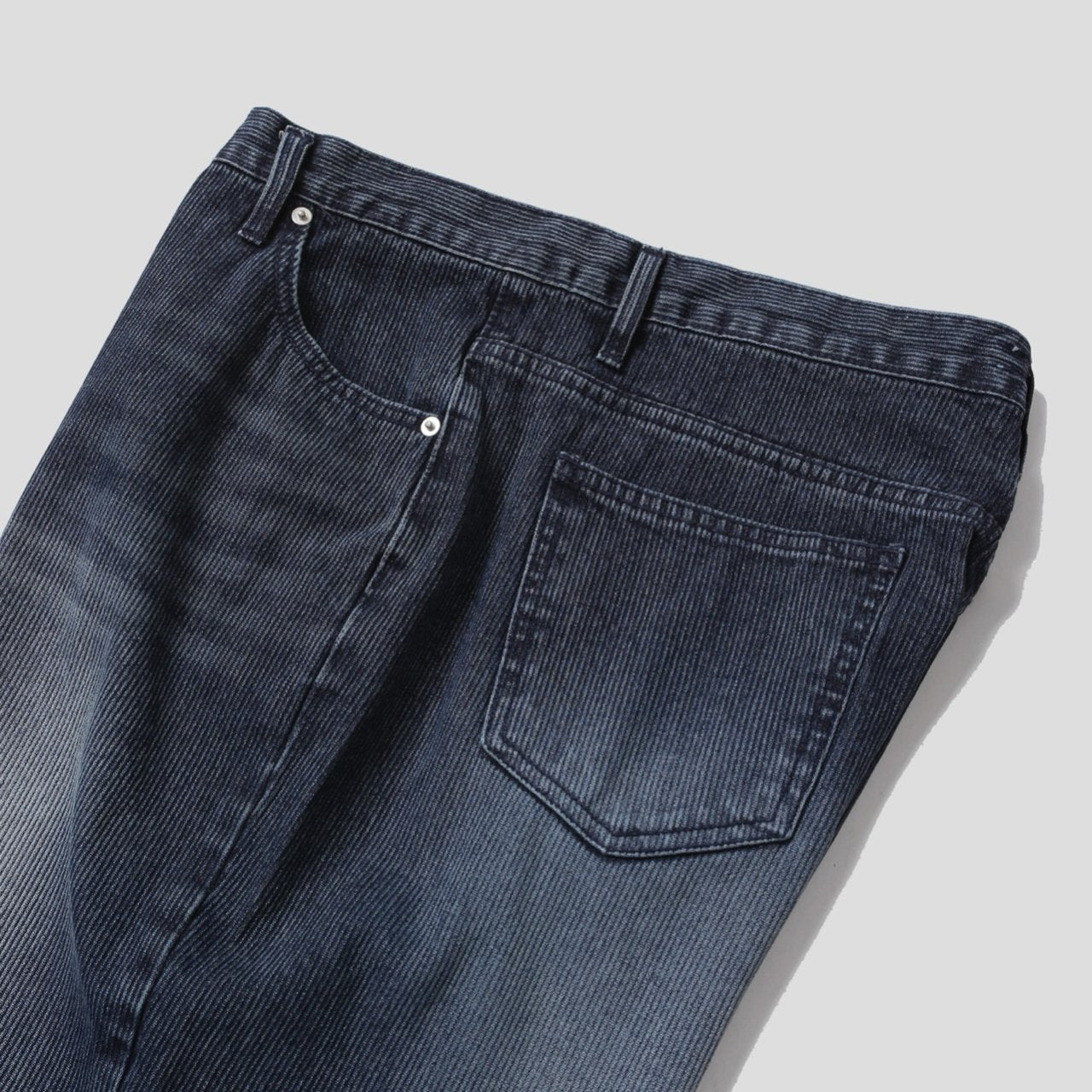 Chief Stripe Wide Denim Pants