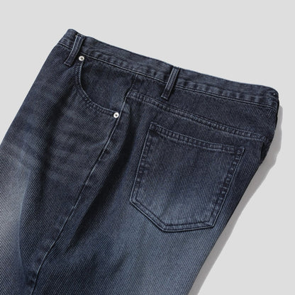 Chief Stripe Wide Denim Pants