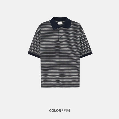 Saint Border Collar Half Tee