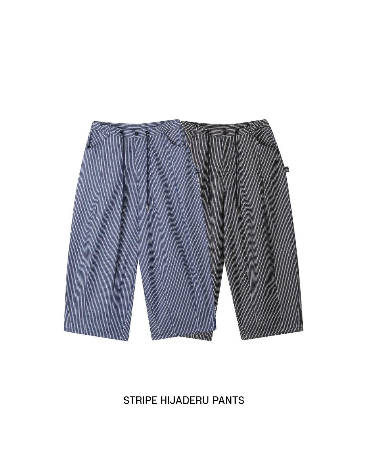Stripe Hijaderu Balloon Pants
