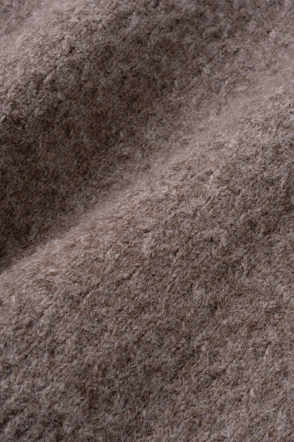 Kink Mohair Hooded Knit