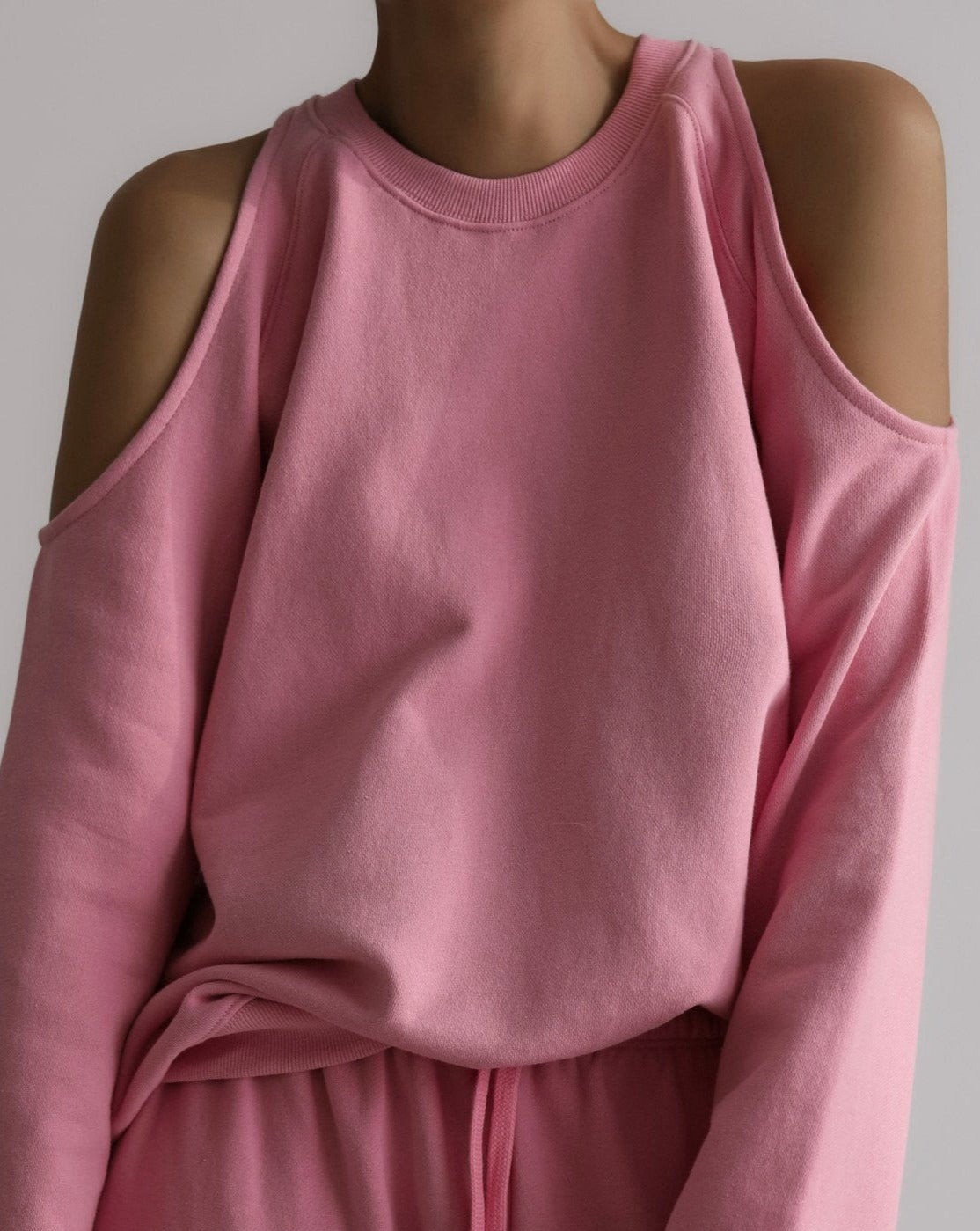 [PAPERMOON] SS / Shoulder Split Detail Sweatshirt