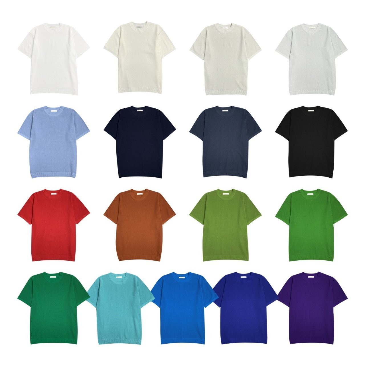 Hacci Half Sleeve Round Knit