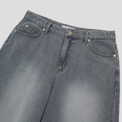 Coil Sand Wide Denim Pants