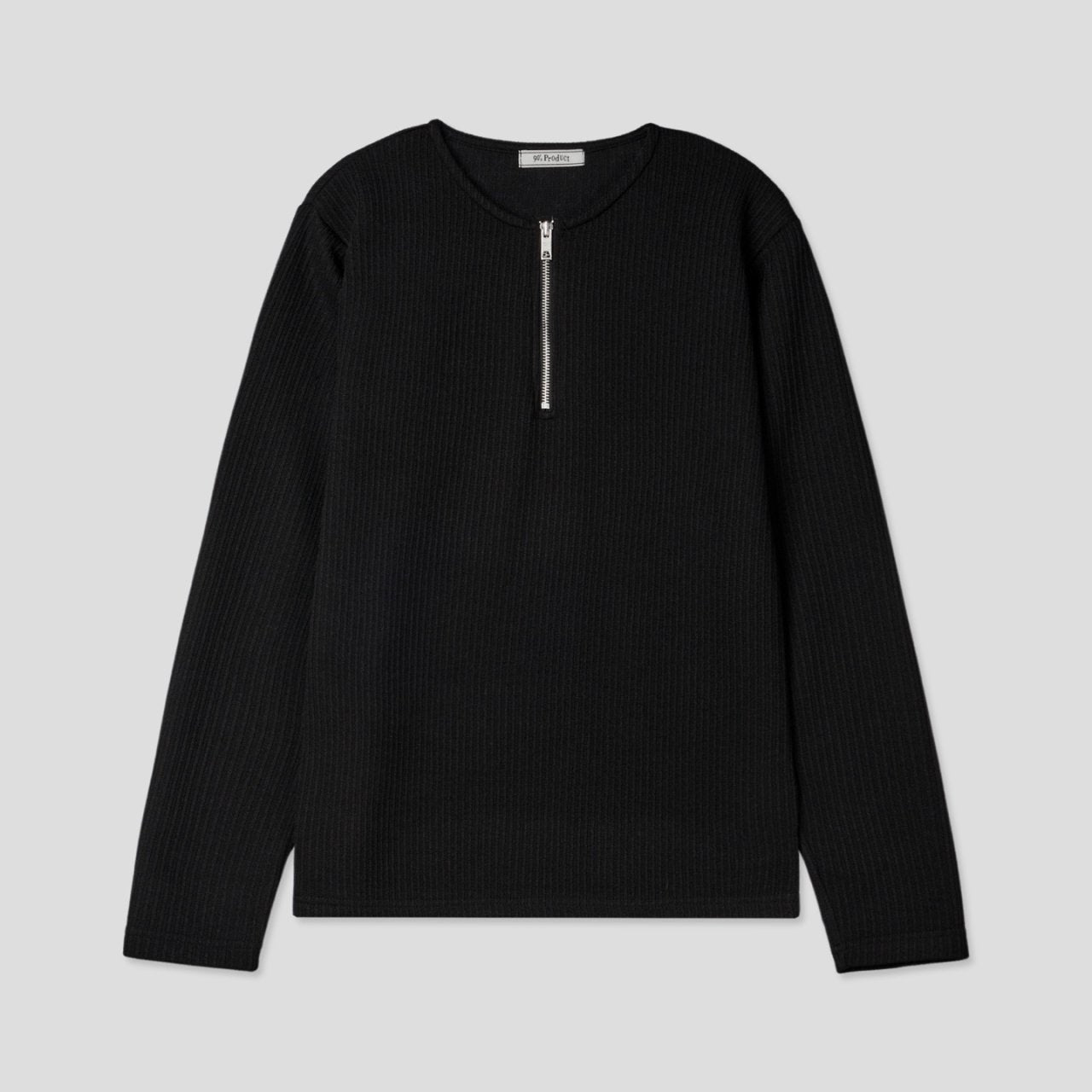 Barrel Zip Ribbed T-Shirt