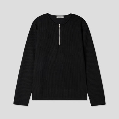 Barrel Zip Ribbed T-Shirt