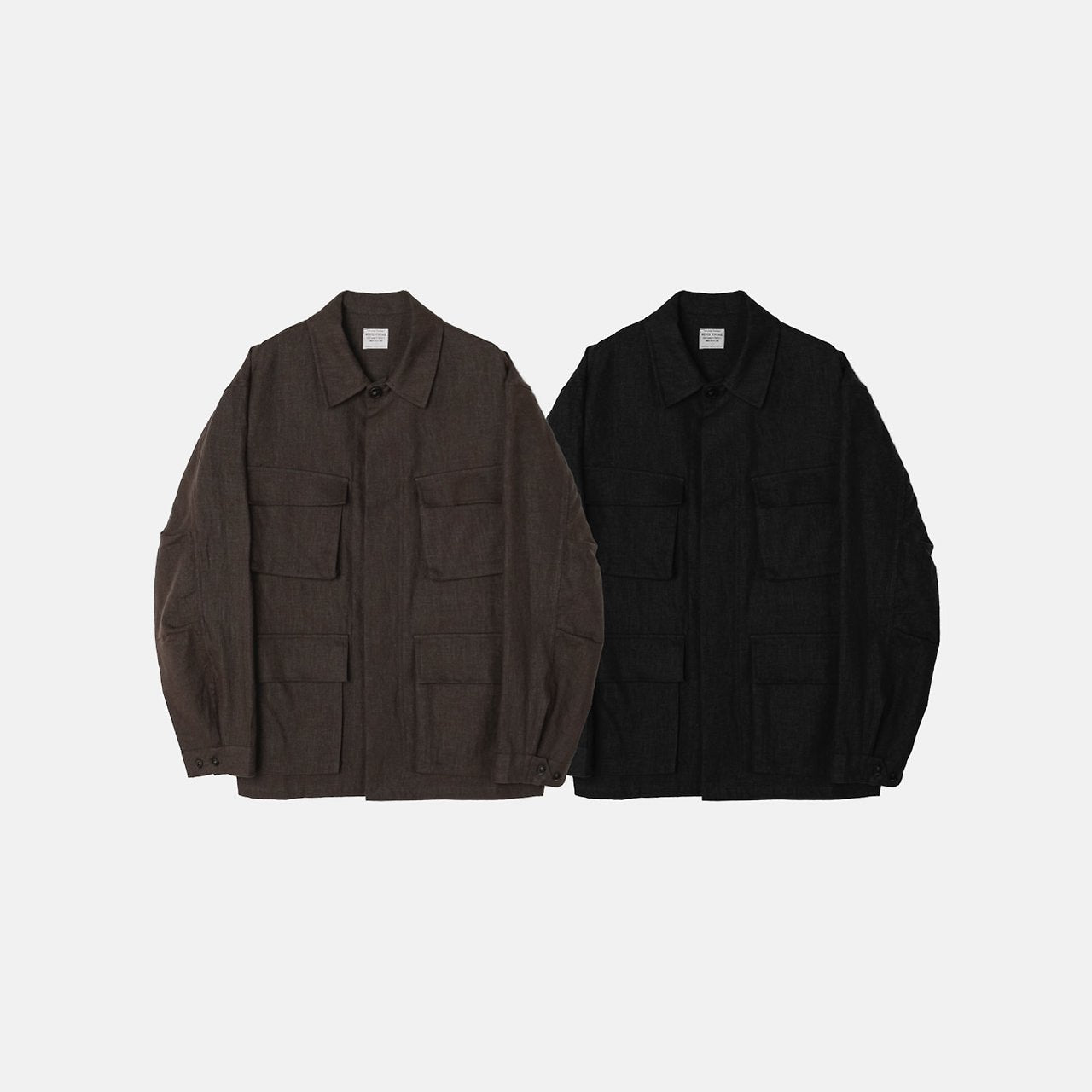 D'Air Linen Military Jacket