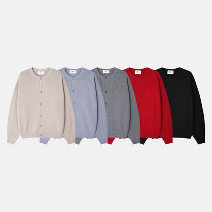 Brow Round Knit Cardigan