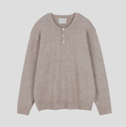 Ness Daily Henley Neck Knit