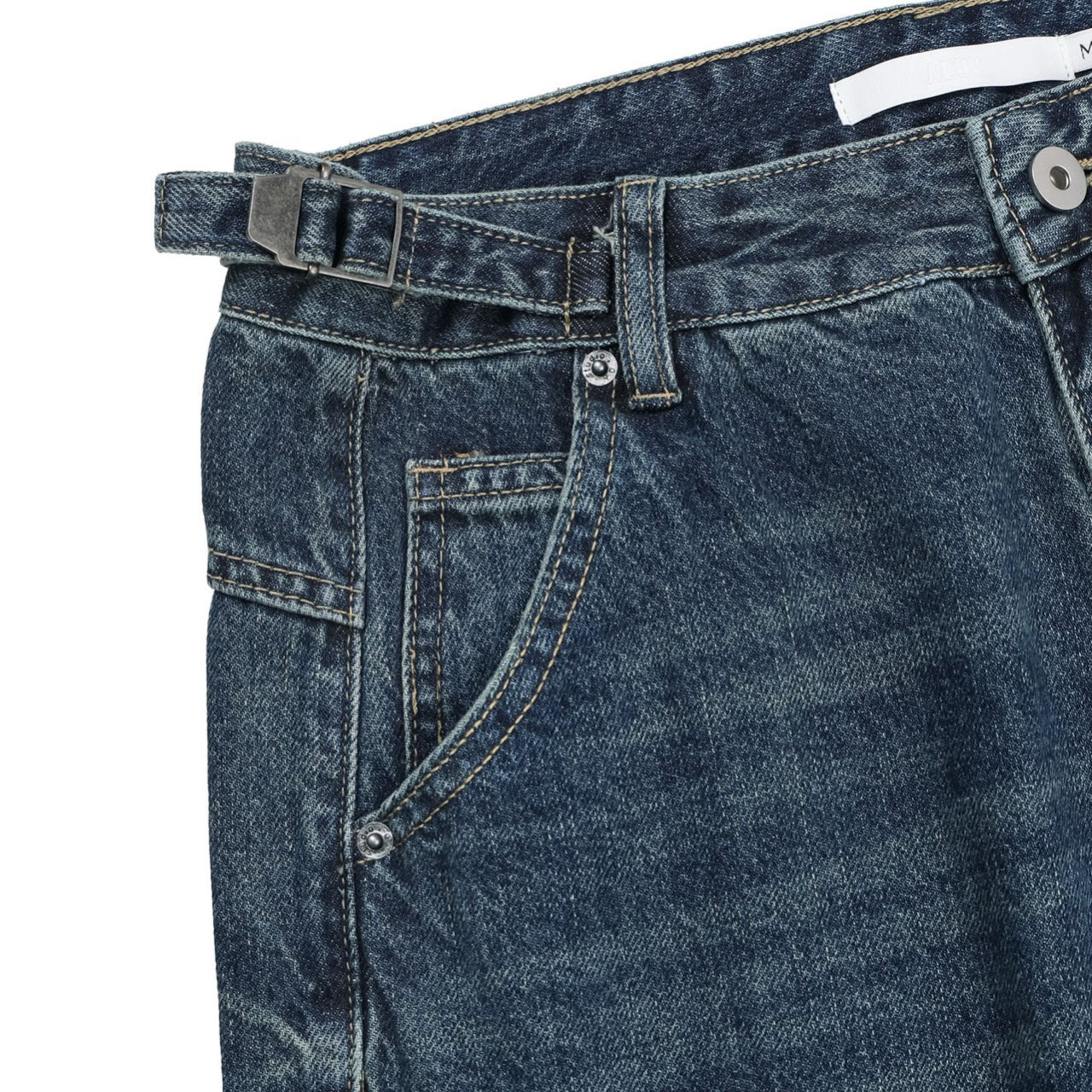 Wide Barrel Denim Pants