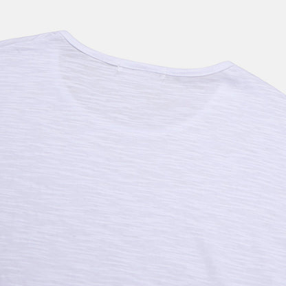 Slub U-Neck T-Shirt