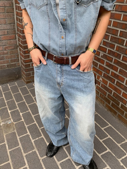 Sagging Baggy Denim Jeans
