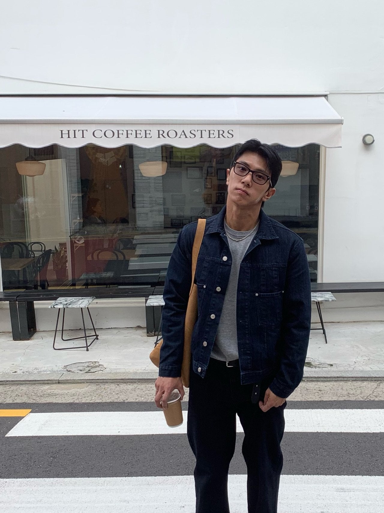 Luggage Ribbed Denim Jacket