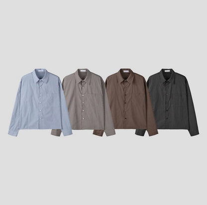 Fine Stripe Relaxed Shirt